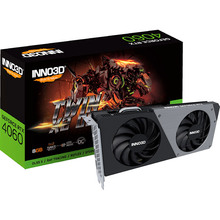 Відеокарта INNO3D GeForce RTX4060 8Gb 128Bit 1830/17000MHz TWIN X2 (N40602-08D6X-173051N)