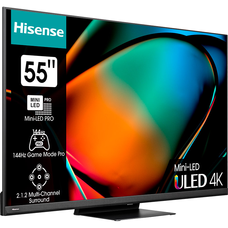 Телевізор HISENSE 55U8KQ Роздільна здатність 3840 x 2160 (4K UHD)