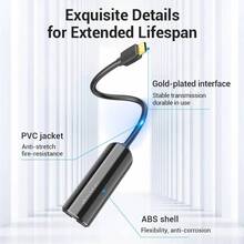 Сетевой адаптер VENTION USB3.1 Type-C - RJ45 Gigabit (CFBBB)