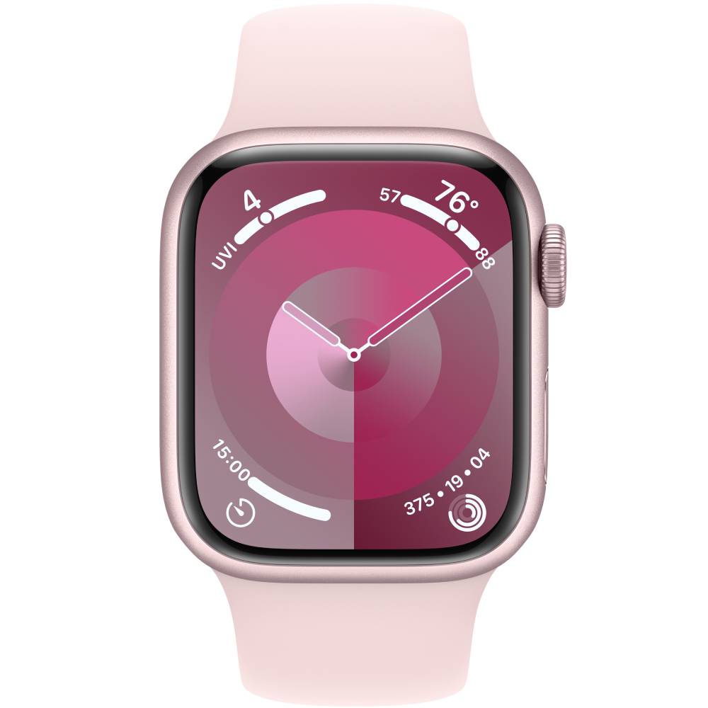Смарт-часы APPLE Watch Series 9 GPS 45mm Pink Alum Light Pink Sp/b - M/L (MR9H3QP/A) Функциональность для взрослых