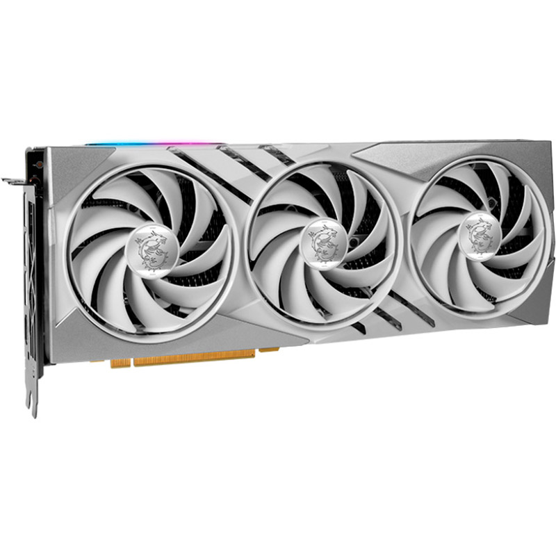 Видеокарта MSI NVIDIA RTX 4070 12Gb 192Bit 2730/21000MHzGAMING X SLIM WHITE (RTX 4070 GAMING X SLIMWHITE12G) Производитель чипа nVidia