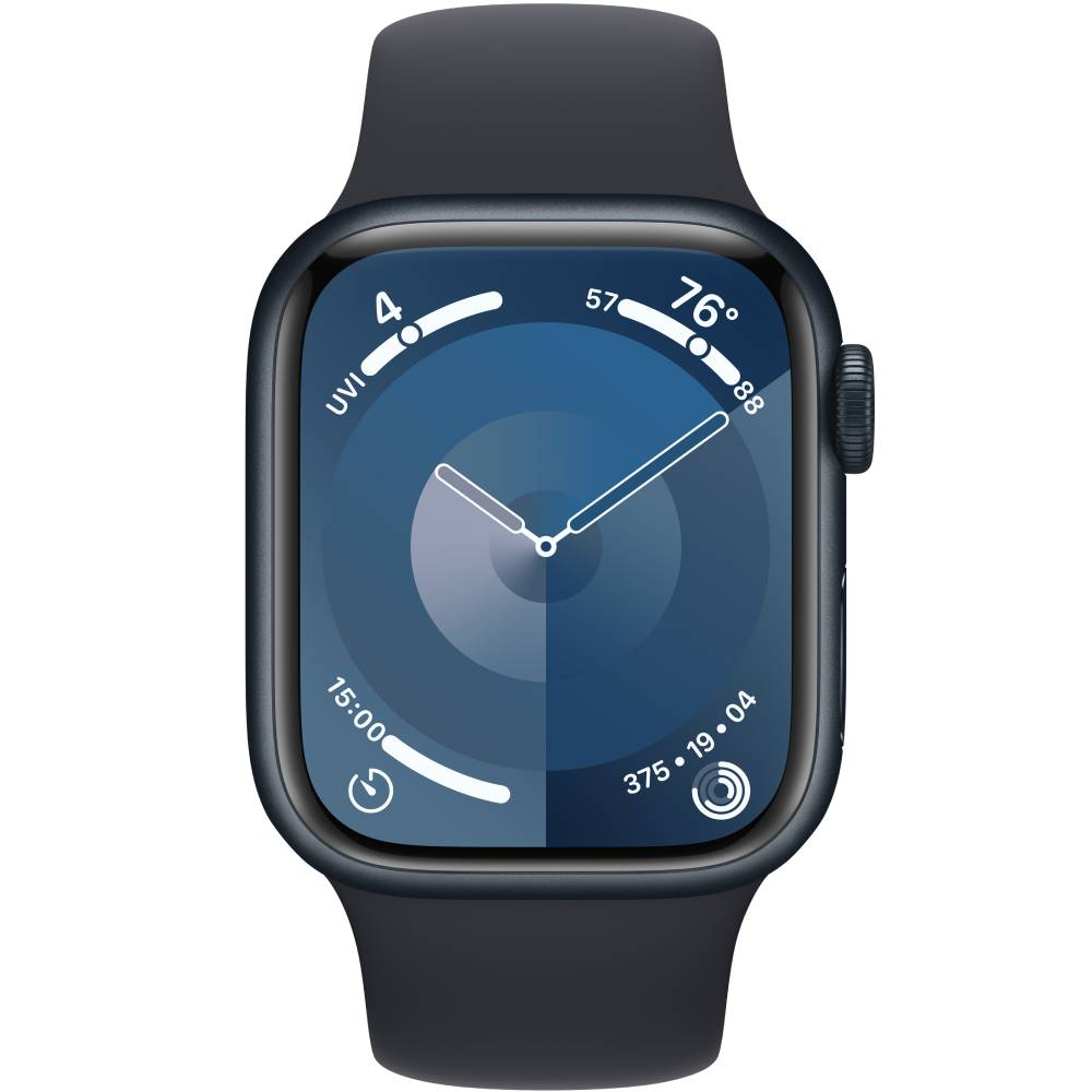 Смарт-часы APPLE Watch Series 9 GPS 41mm Midnight Alum Midnight Sp/b - M/L (MR8X3QP/A) Функциональность для взрослых