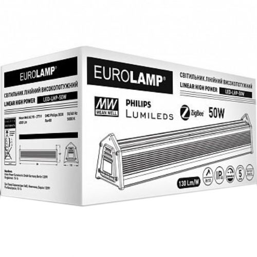 Светильник EUROLAMP LED LINEAR HIGH POWER 50W 5000K (LED-LHP-50W) Тип подвесной