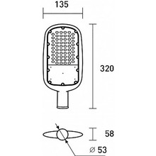 Светильник EUROLAMP LED SMD 30W 6500K gray 20 (LED-SLL-30w(smd))