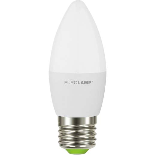 Светодиодная лампа EUROLAMP CL-6W-E27-3000K 3 шт (LED-CL-06273(P)(3)) Тип светодиодная (LED)