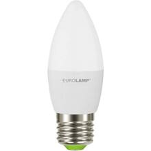 Світлодіодна лампа EUROLAMP CL-6W-E27-3000K 3 шт (LED-CL-06273(P)(3))