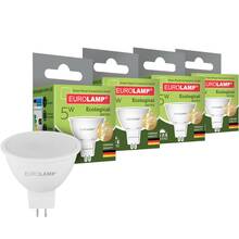 Світлодіодна лампа EUROLAMP SMD-MR16-5W-GU5.3-4000K (LED-SMD-05534(P)(4))