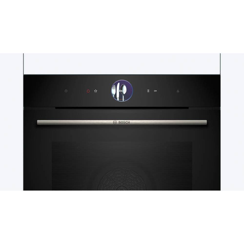 Духова шафа BOSCH HSG7361B1 Додатково Oven Assistant, Home Connect, Функція захисного відключення духової шафи, Знімний резервуар для води, Ферментація,