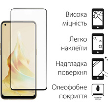 Захисне скло DENGOS для OPPO Reno8T Glass Full Glue black (TGFG-297)