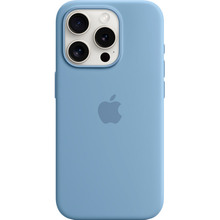 Чехол APPLE для iPhone 15 Pro Silicone Case with MagSafe Winter Blue (MT1L3ZM/A)