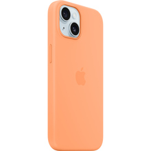 Чехол APPLE для iPhone 15 Silicone Case with MagSafe Orange Sorbet (MT0W3ZM/A)