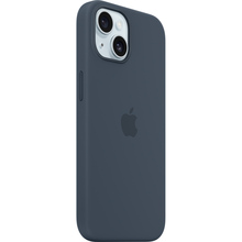 Чехол APPLE для iPhone 15 Silicone Case with MagSafe Storm Blue (MT0N3ZM/A)