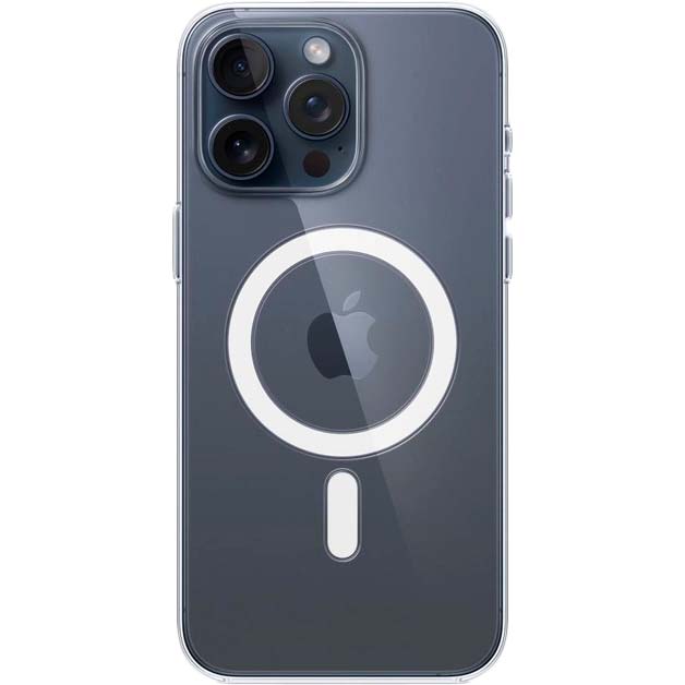 Чехол APPLE для iPhone 15 Pro Max Clear Case with MagSafe (MT233ZM/A) Совместимость по модели Apple iPhone 15 Pro Max