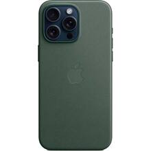 Чехол APPLE для iPhone 15 Pro Max FineWoven Case with MagSafe Evergreen (MT503ZM/A)