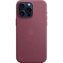 Чехол APPLE для iPhone 15 Pro Max FineWoven Case with MagSafe Mulberry (MT4X3ZM/A)