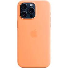 Чохол APPLE для iPhone 15 Pro Max Silicone Case with MagSafe Orange Sorbet (MT1W3ZM/A)