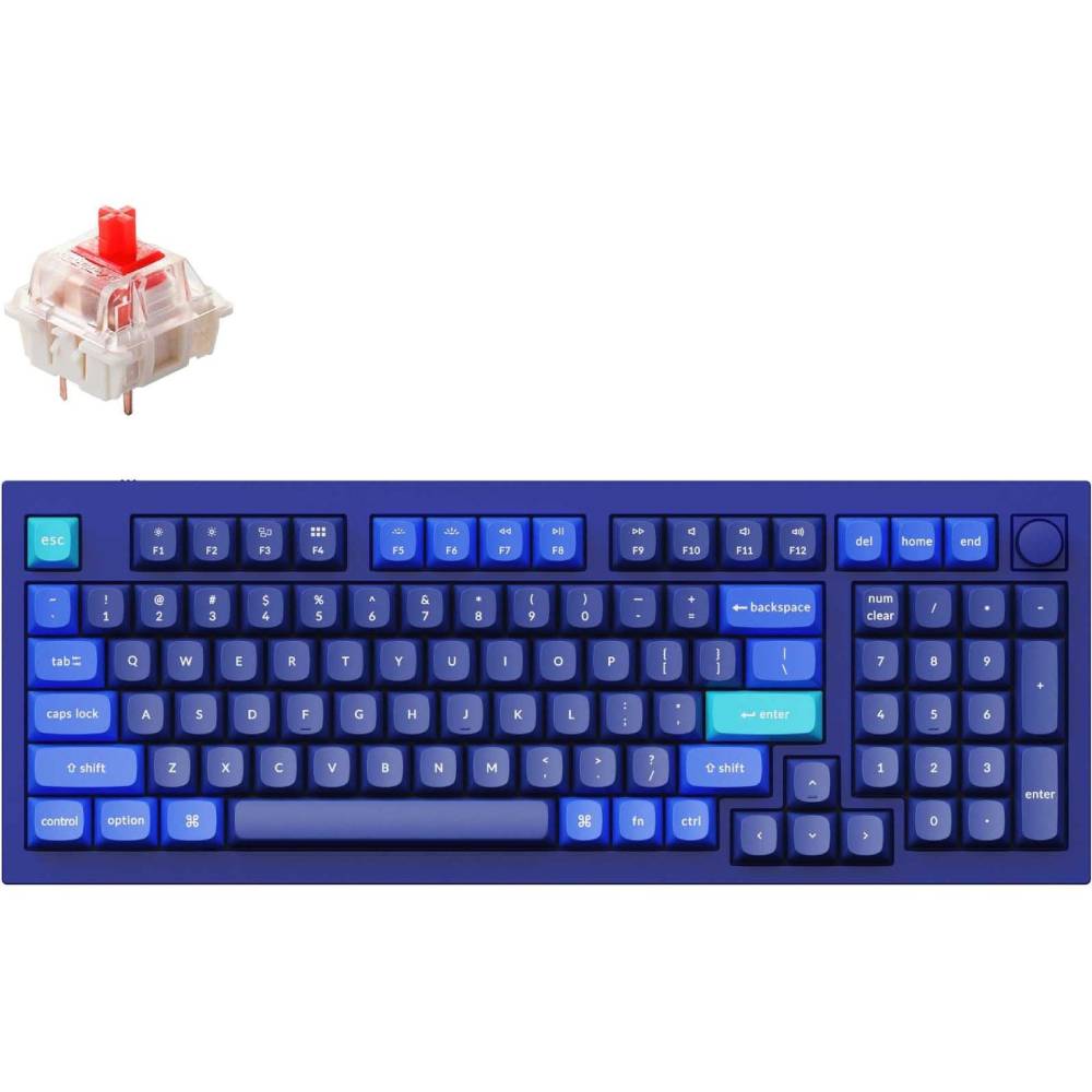 Клавиатура KEYCHRON Q5 Gateron G PRO Red USB-A RGB Blue (Q5O1Z_KEYCHRON) Комплектация клавиатура