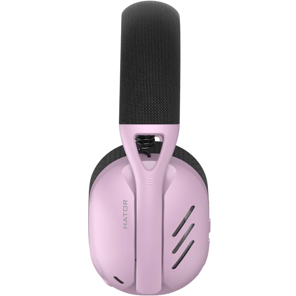 Гарнітура HATOR Hyperpunk 2 Wireless Tri-mode Black/Lilac (HTA-859) Конструкція повнорозмірні (повний обхват вуха)