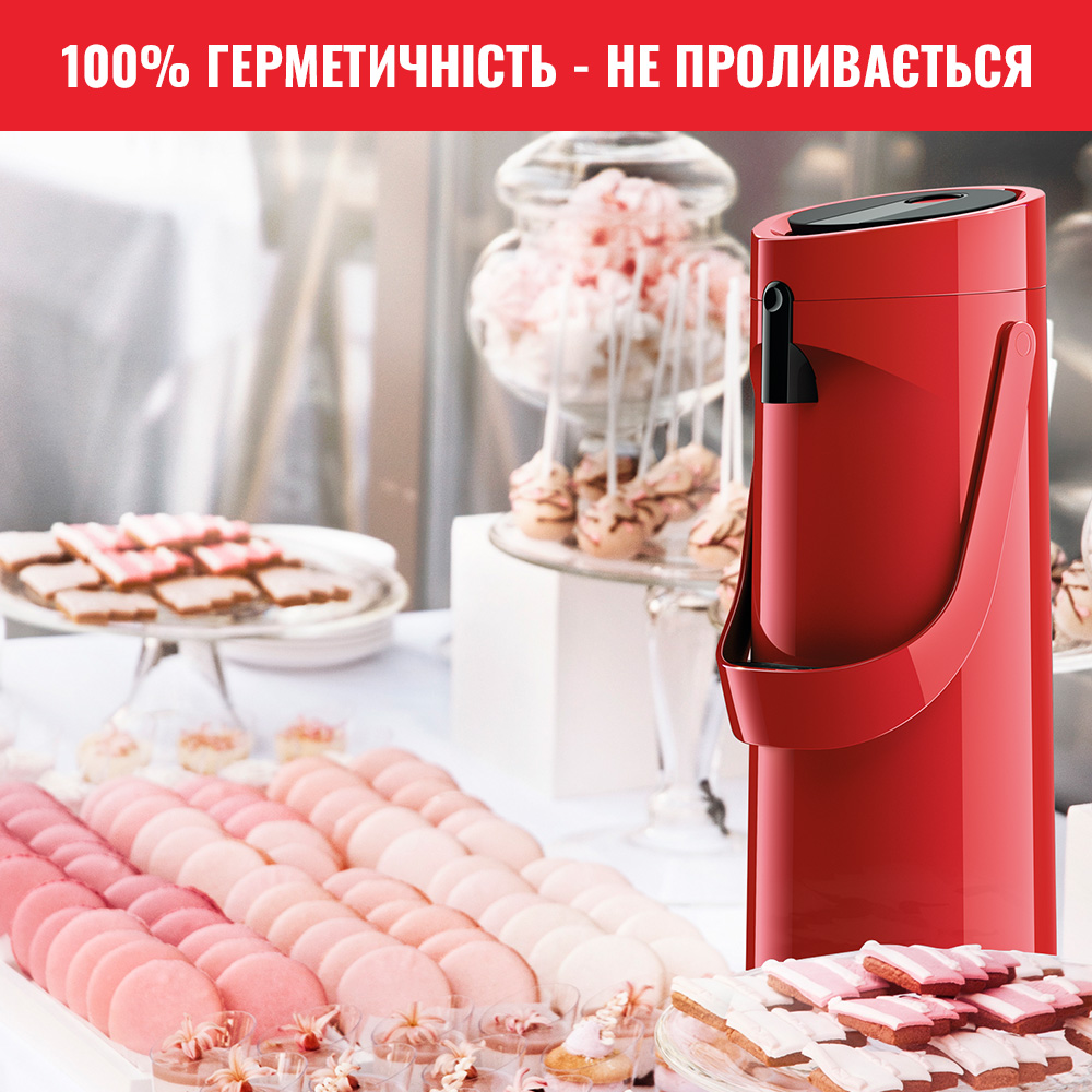 Термос TEFAL K3140314 PONZA Red (4168430003773) Матеріал корпусу пластик