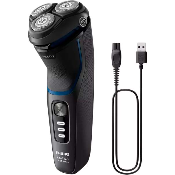 Електробритва PHILIPS Shaver 3000 Series S3344/13 Система гоління роторна