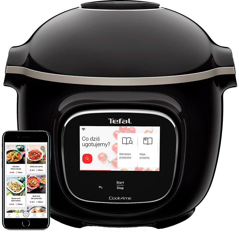 В інтернет магазині Мультиварка-скороварка TEFAL Cook4me Touch CY912830