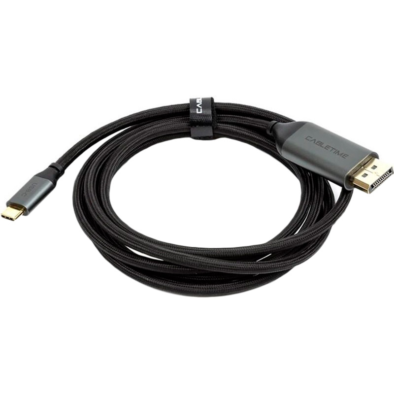 Кабель CABLETIME Cabletime USB-C - DisplayPort 4K Ultra HD 1.8 м V1.2 (CA913305) Тип разъема USB Type-C - DisplayPort