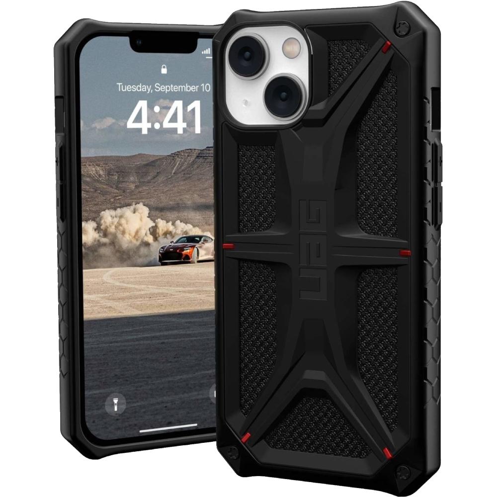 Чехол UAG Monarch для Apple iPhone 14 Kevlar Black (114032113940) Совместимость по модели Apple iPhone 14