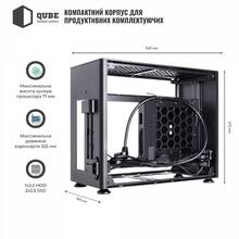 Корпус QUBE A4 Black (QBA4I_WBNU3)