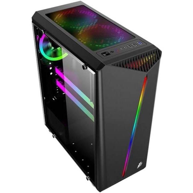 Корпус 1STPLAYER R3-3R1 Color LED Black Назначение для настольного компьютера
