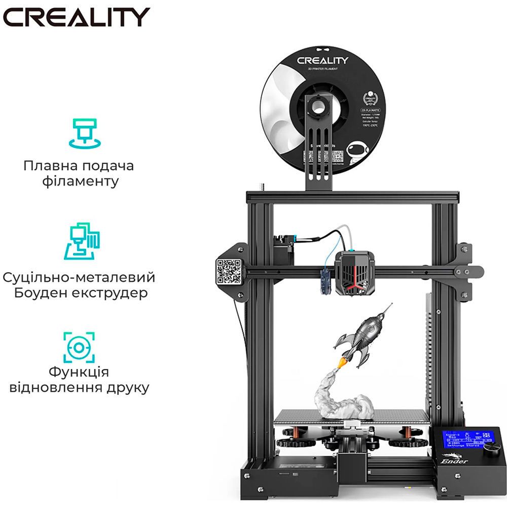 3D-принтер CREALITY Ender-3 Neo Технология печати FDM (PJP, FFF)