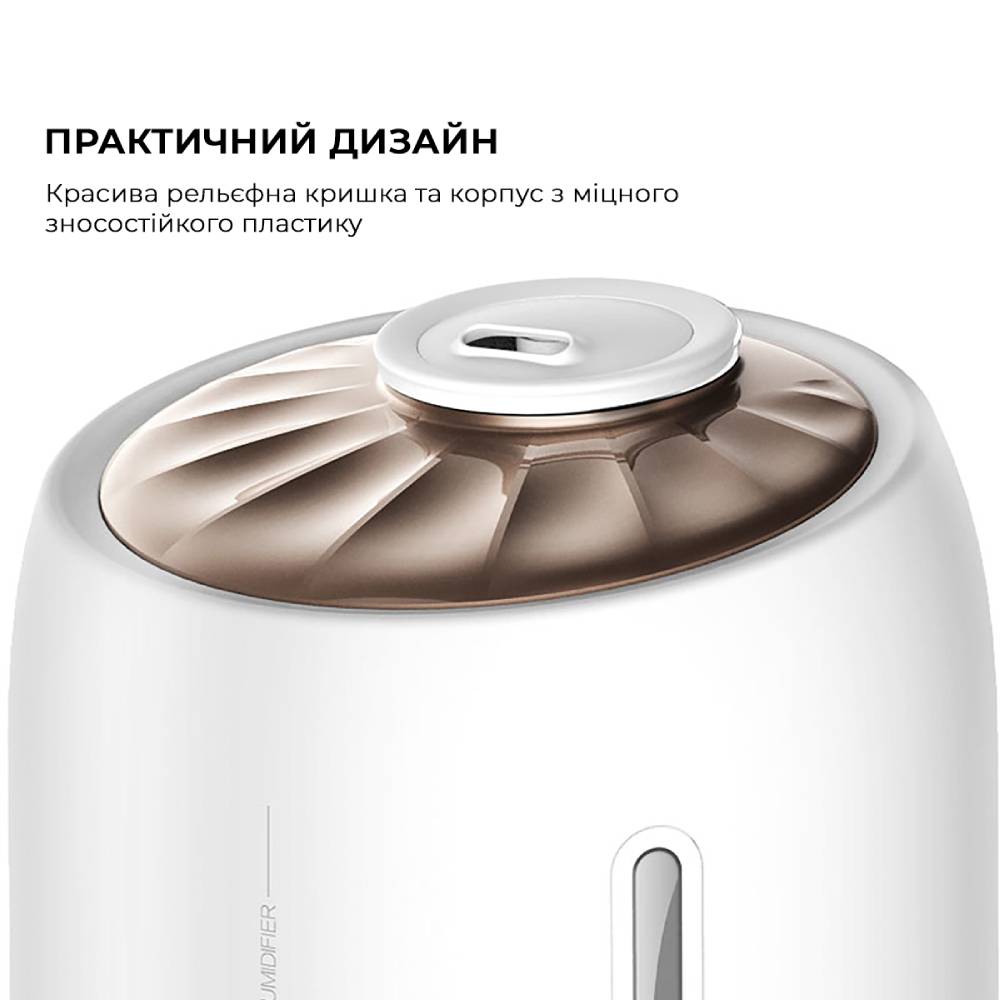 Увлажнитель воздуха DEERMA DEM-F500 Humidifier 5L White Тип увлажнения ультразвуковой