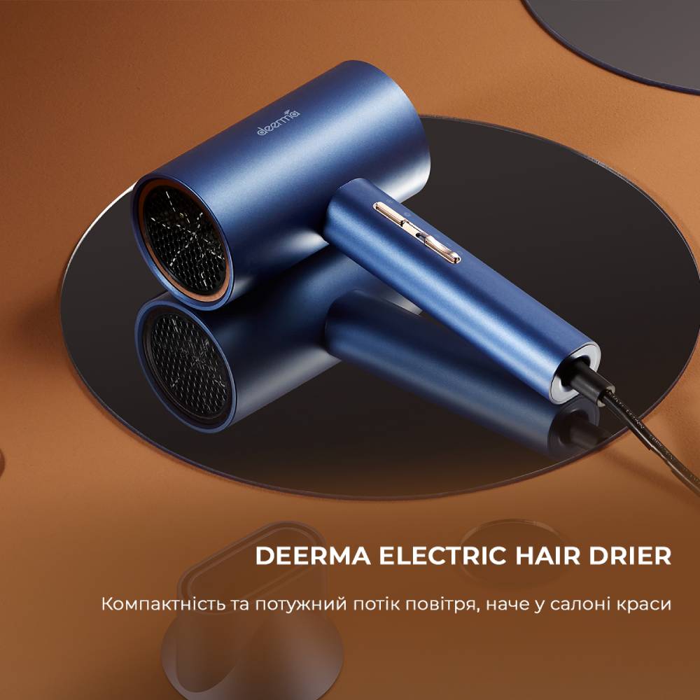 Фото 1 Фен DEERMA Electric Hair Drier (DEM-CF15W)