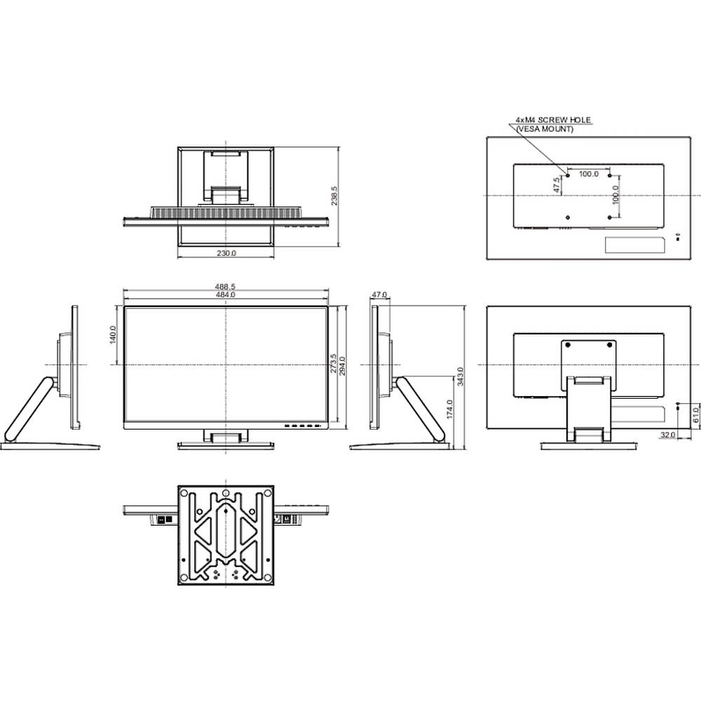 Фото 20 Монитор IIYAMA T2254MSC-B1AG