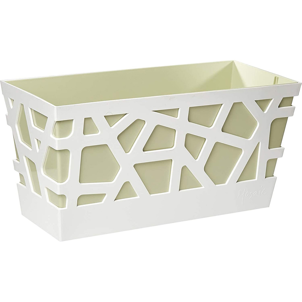 Горшок для растений IDEL Flowerbox 40 см Pistachio-White (730041)