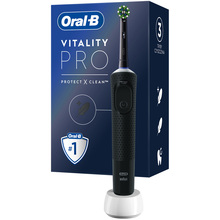 Электрощетка Зубная щетка ORAL-B Vitality Pro Protect X Clean Black (4210201427124)