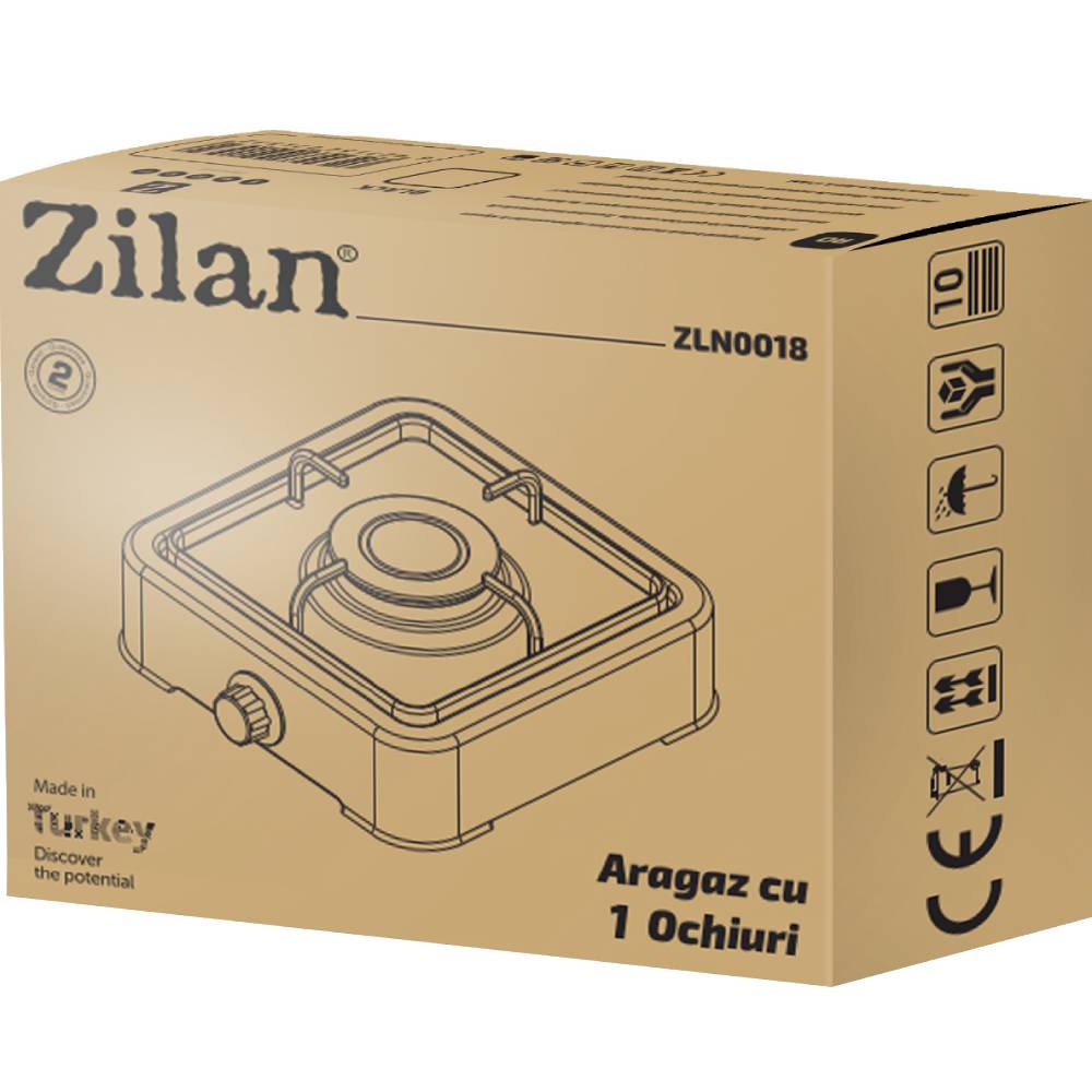 Плитка ZILAN ZLN0018 Black Тип газова