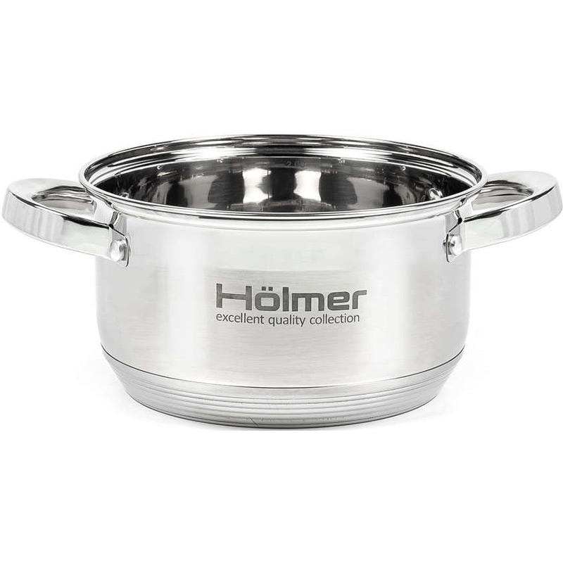 Фото 33 Набір каструль HOLMER 10 пр. (CS-11052-SS)