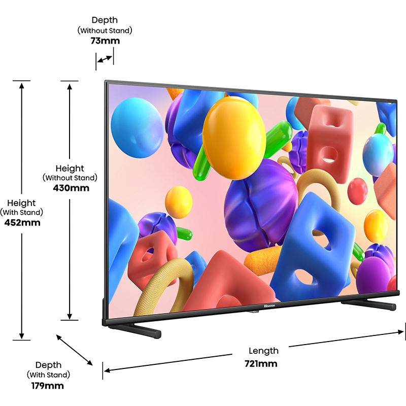 В Украине Телевизор HISENSE 32A5KQ