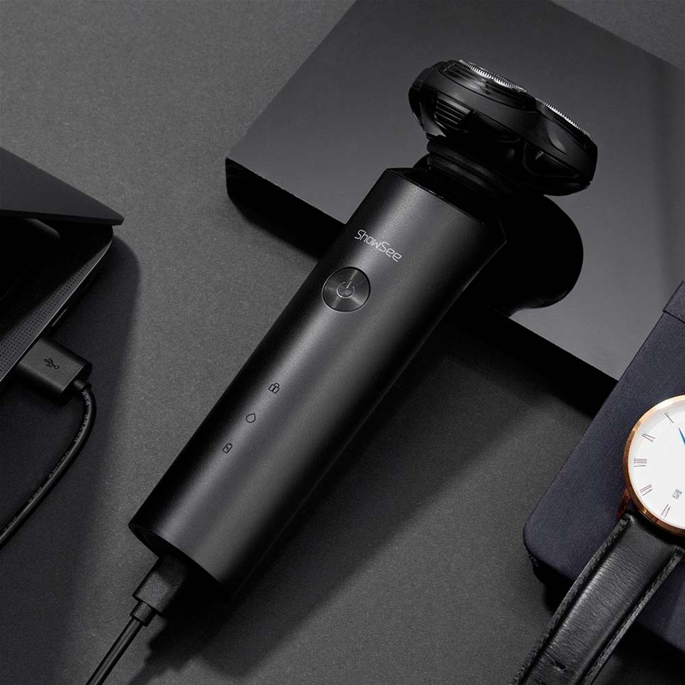 Электробритва Xiaomi ShowSee Electric Shaver Black (F1-BK) Способ бритья сухое и влажное