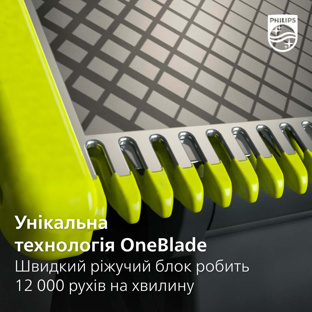 Електростанок з тримером Philips OneBlade QP6551/15 (2-в-1) Тип тример