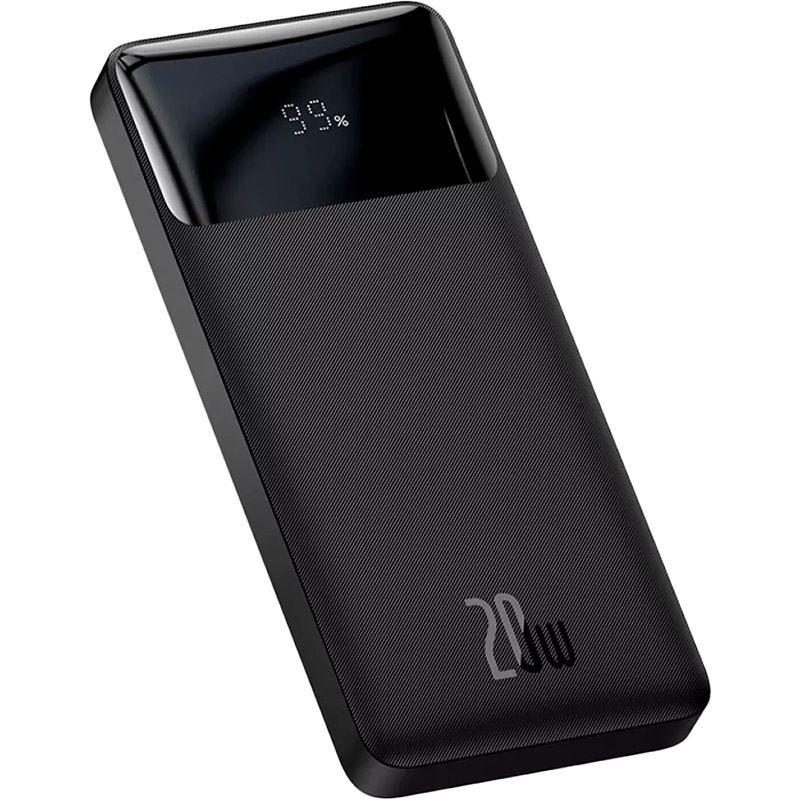 Powerbank BASEUS Bipow Overseas 20W 10000mAh (39019black) Комплектация  powerbank, документация, USB кабель