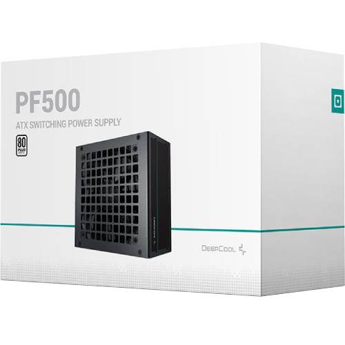 Фото Блок живлення DEEPCOOL PF500 500W (R-PF500D-HA0B-EU)