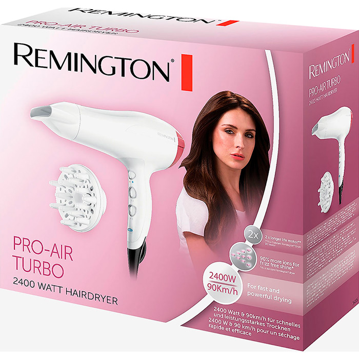 Фото 2 Фен REMINGTON D5226 E51 Pro-Air Turbo 2400 White