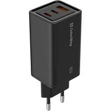 Зарядний пристрій ColorWay GaN3 Pro Power Delivery 65W Black (CW-CHS039PD-BK)