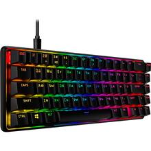 Клавіатура HyperX Alloy Origins 65 Red USB RGB ENG/RU Black (4P5D6AX)