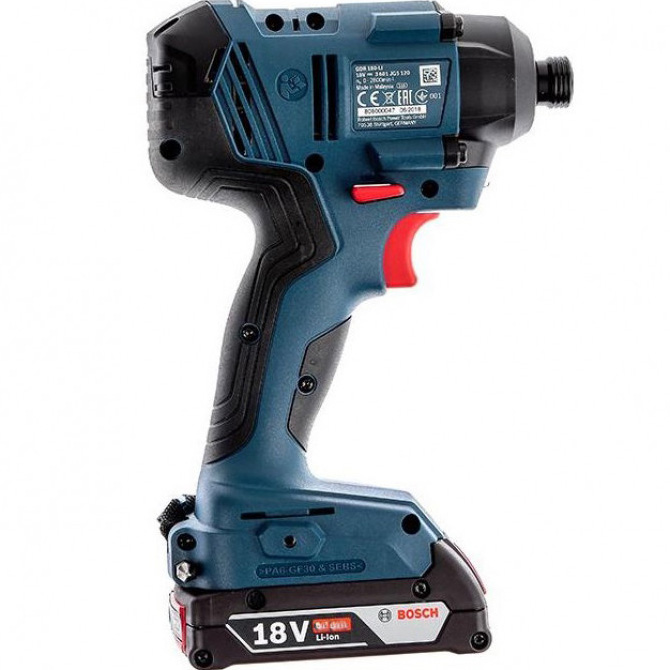 Гайковерт ударний BOSCH GDR 180-Li (0.601.9G5.123) Патрон шестигранник