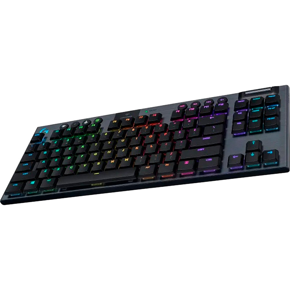 В Україні Клавіатура LOGITECH G915 TKL Tenkeyless LIGHTSPEED Wireless RGB Gaming Clicky US Carbon (920-009503)