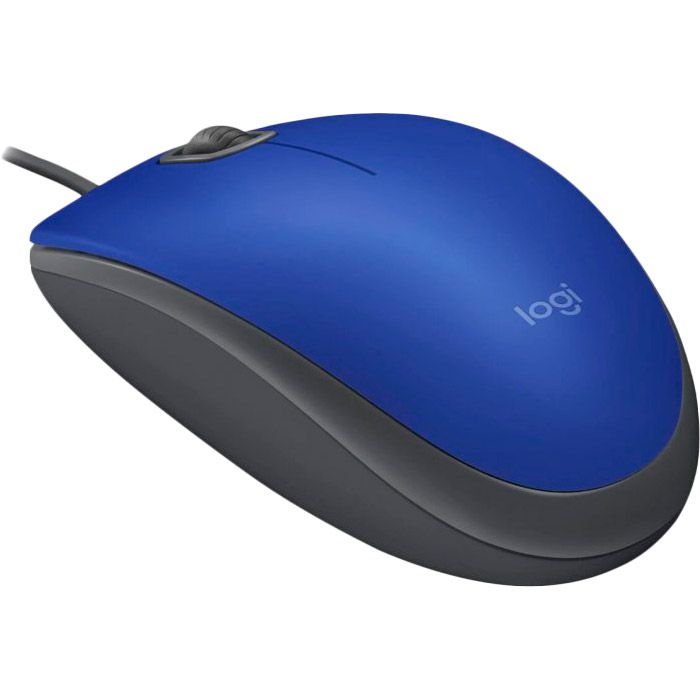 Мышь LOGITECH M110 Silent USB Blue (910-006758) Тип подключения проводное