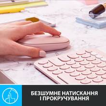 Мышь LOGITECH Pebble M350 Rose (910-005717)