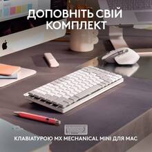 Миша Logitech MX Master 3S для Mac Performance Wireless Mouse Pale Grey (910-006572)
